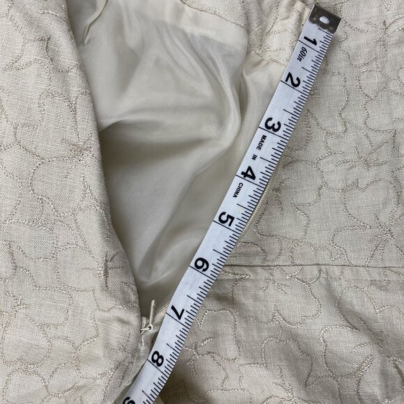 Coldwater Creek Womens Floral Embroidered A-Line Elastic Back Skirt PXL - Picture 7 of 13